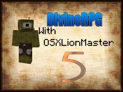 Minecraft Divine Rpg Modded Survival Episode 5 - Mining with the Dramcryx