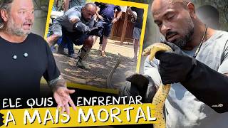 Africa's most dangerous bite 🐍💥 Balestrin took the real test!