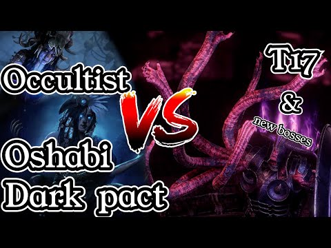 POE 3.27 Oshabi Occultist Dark Pact T17 Mapping and Bossing l Build Showcase