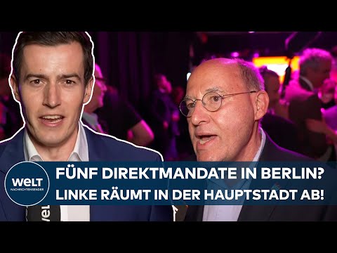 GREGOR GYSI JUBELT: Bundestagswahl - Die Linke voraussichtlich stärksten Kraft bei der in Berlin