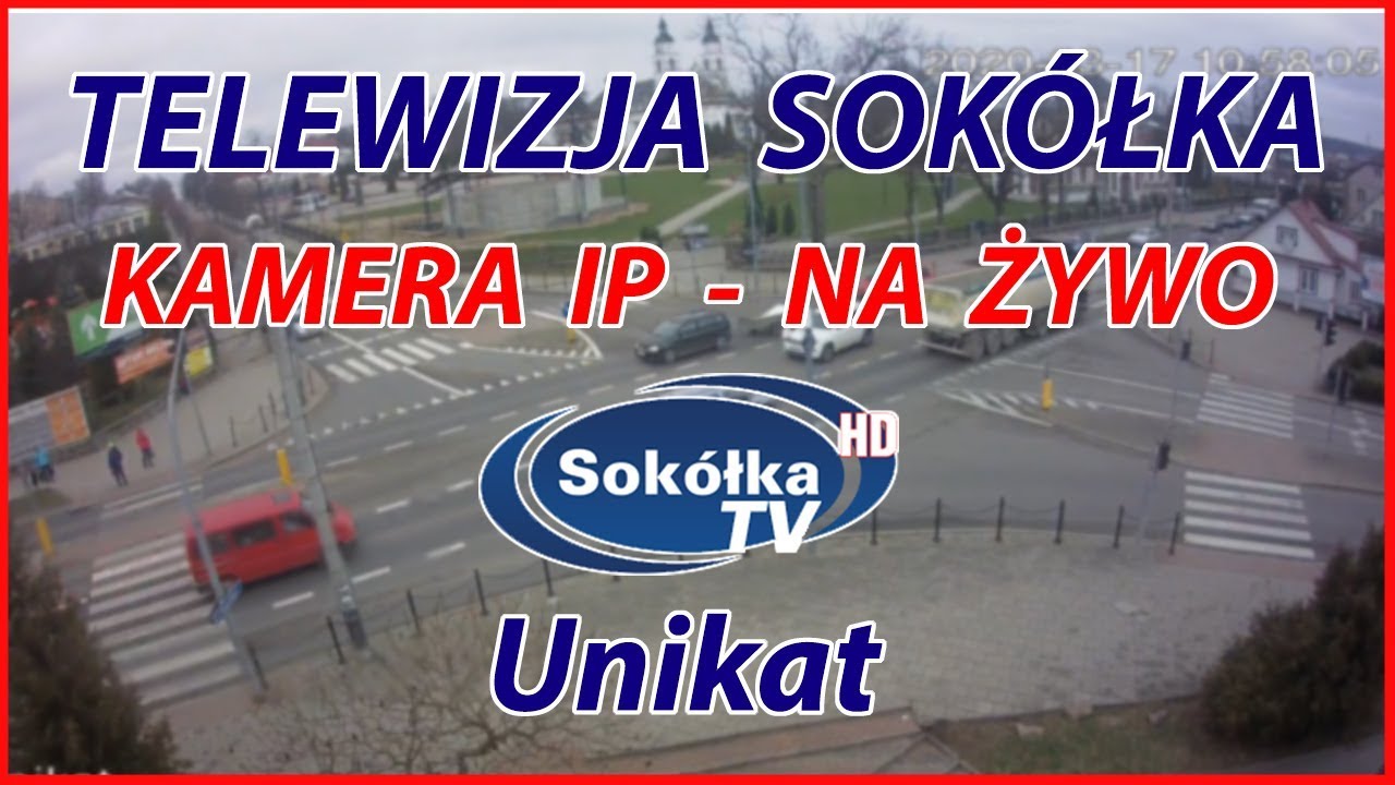 Live webcam view of Sokółka Crossroads