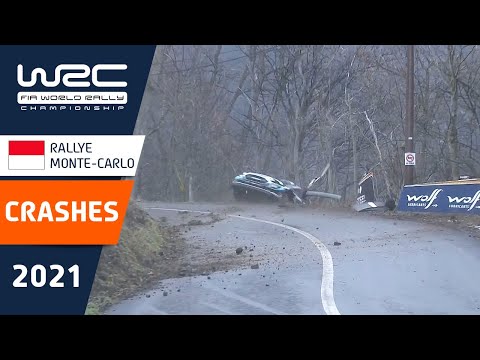 WRC - Rallye Monte-Carlo 2021: CRASH compilation