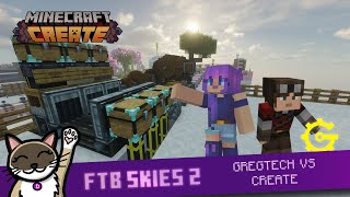 Gregtech Experts try Create for the first time | FTB Skies 2 Playthrough, Episode 1