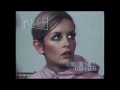 1960s London Supermodel Twiggy Models Her Own Clothes Line Silent