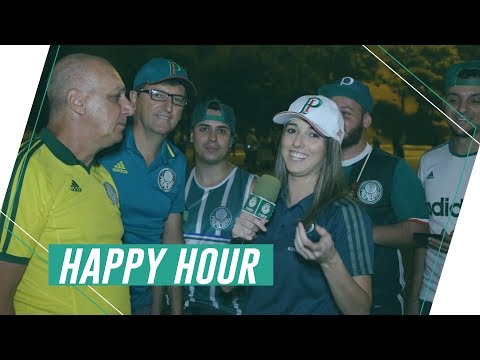 O happy hour da torcida no Pacaembu