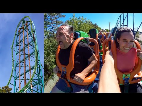 Kingda Ka World's Tallest & 2nd Fastest Roller Coaster! Multi-Angle 4K POV Six Flags Great Adventure