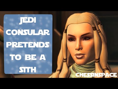 Jedi Consular Pretends To Be a Sith - SWTOR