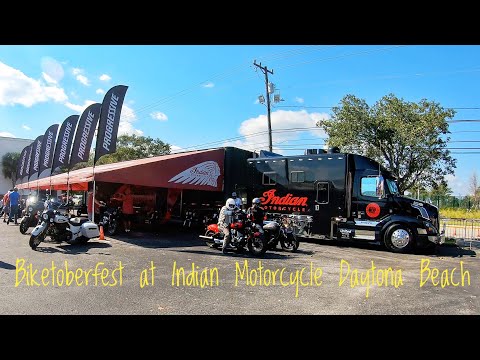 Biketoberfest at Indian Motorcycle Daytona Beach 2021. CUSTOM MOTORCYCLE SHOW