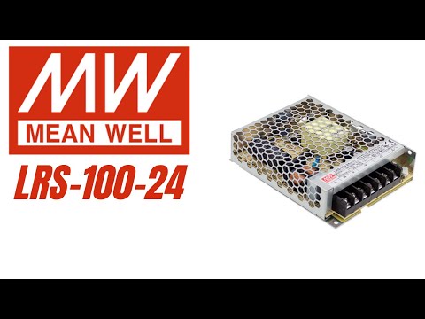 Блок питания Mean Well, LRS-100-24, 24V, 108W, 4.5А, IP20 - фото 1 - id-p1694765239