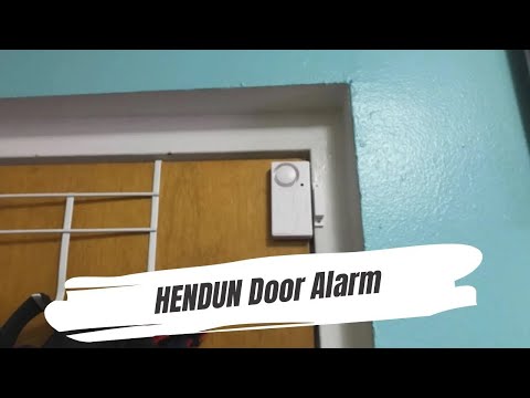 HENDUN Wireless Remote Door Alarm Review, Test | Windows Open Alarms, Magnetic Security Sensor