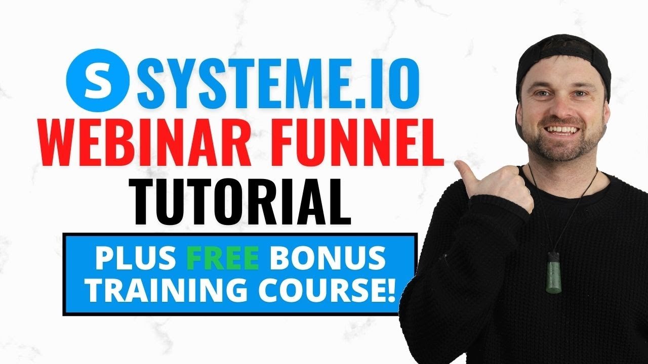 Systeme io Webinar Tutorial ✅ Building an Evergreen Webinar + FREE Course 🔥