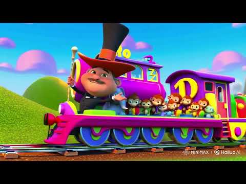 Learn Alphabet train song | 3D Animation Alphabet ABC Train song for children