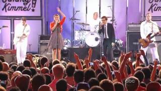 Weezer ft Sara Bareilles- (If You&#39;re Wondering If I Want You To) I Want You To - Jimmy Kimmel Live