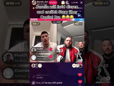 Barello live mit Fler erzählt Story über Capital bra