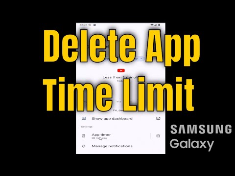 Samsung Galaxy - How to Delete App Timers Screen Time Usage Limit [2026]