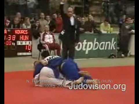 Judo WCup N. TUVSHINBAYAR (MGL) - A. KOVÁCS (HUN) - 2007 Budapest -100kg 柔道