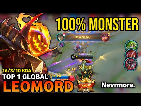 LEOMORD BEST BUILD 2022 | TOP 1 GLOBAL LEOMORD GAMEPLAY | MOBILE LEGENDS✓
