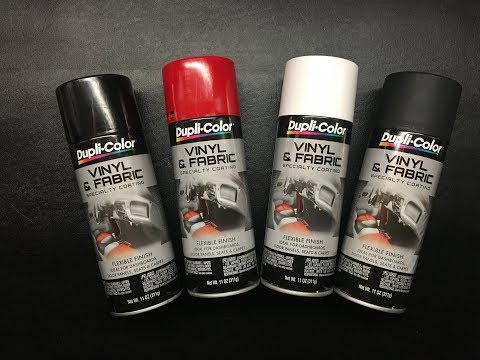 Dupli-Color Vinyl & Fabric Paint TESTED!