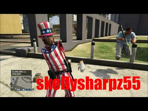 GTA 5 Mods - Extortion making Pedestrians your  Bodyguards! SUPER FUNNY!!