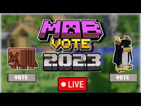 EPIC Minecraft Mob Vote LIVE 🔥 Join & VOTE!!