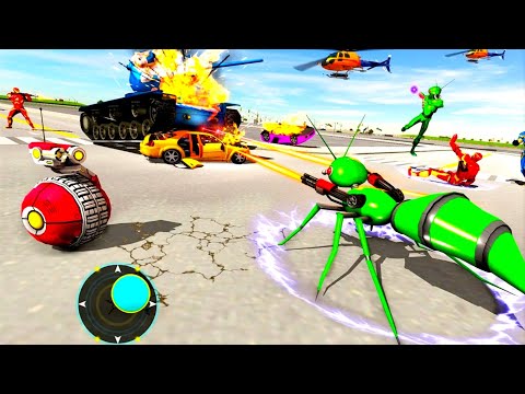 Ant Robot Car Transforming Games - insect Robot Game - Android GamePlay