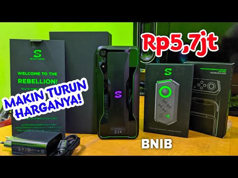 Rp 5,7 Juta Unboxing BLACK SHARK 2 SKYWALKER 8/128 + ROOKIE KIT