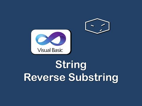 string reverse substring in vb net