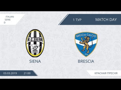 AFL19. Italy. Serie D. Day 1. Siena - Brescia