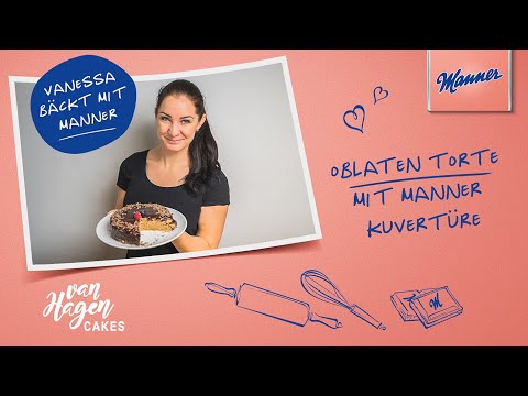 Wafer tårta med Manner couverture (tyska)