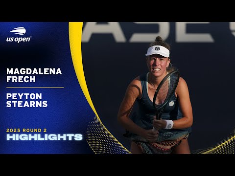 Magdalena Frech vs. Peyton Stearns Highlights | 2025 US Open Round 2