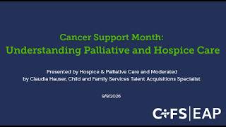 Understanding Palliative and Hospice Care