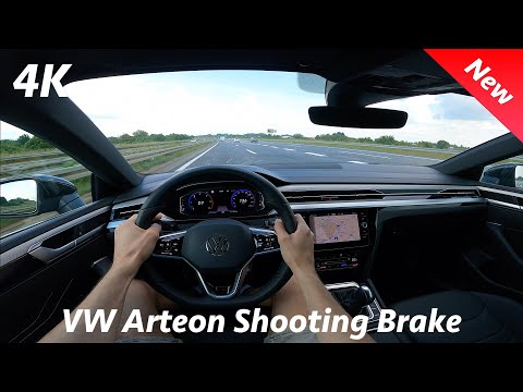 Volkswagen Arteon Shooting Brake 2021 - POV test drive in 4K | Acceleration 0 - 100 km/h
