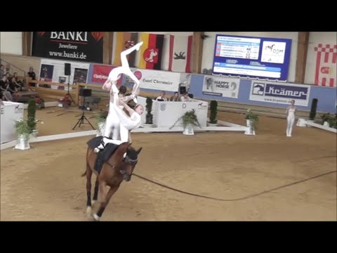 Deutsche Junioren Meisterschaft München 2025 - Gruppenvoltigieren -   Juniorteam Schenkenberg