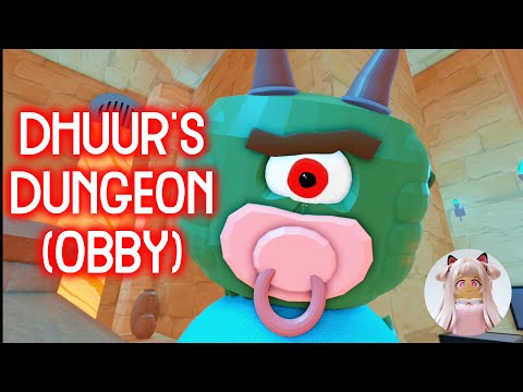 DHUUR'S DUNGEON (OBBY) - Roblox Obby Gameplay Walkthrough No Death [4K]