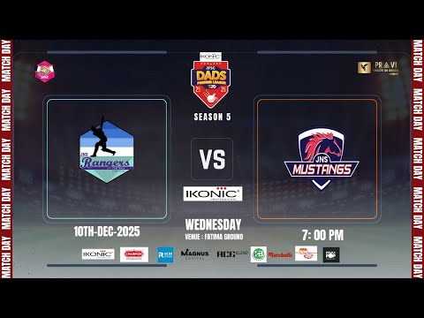 JNS RANGERS VS JNS MUSTANGS | JFSC DADS PREMIER LEAGUE SEASON 5