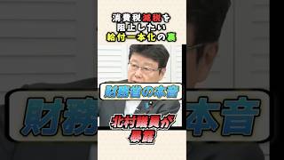 財務省が進める 給付金一本化の本当の狙い 北村晴男議員