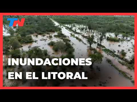 AVANZA "EL NIÑO": Hay desbordes e inundaciones en el Litoral y la Prefectura patrulla el Río