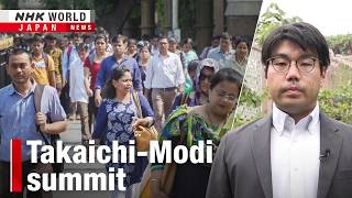 Takaichi, Modi expected to discuss security, energyーNHK WORLD-JAPAN NEWS