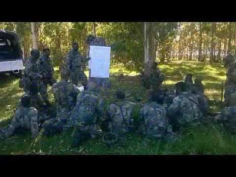 Maniobra del batallón INFANTERÍA 7 SALTÓ
