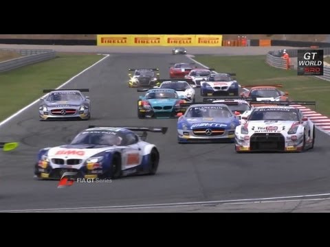 FIA GT - Navarra Main Race  - Short Highlights - 2013