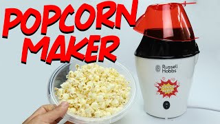 Hot Air Popcorn Maker Fiesta Russell Hobbs 24630-56 Unboxing & Testing