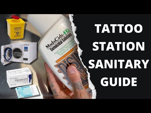 Setting Up Your Tattoo Station | How To Sterilise Your Equipment & Prevent Blood Borne Pathogens