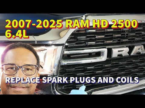 2007-2025 RAM HD 2500 6.4L HD Replace Spark Plugs and Coils