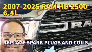 2007-2025 RAM HD 2500 6.4L HD Replace Spark Plugs and Coils