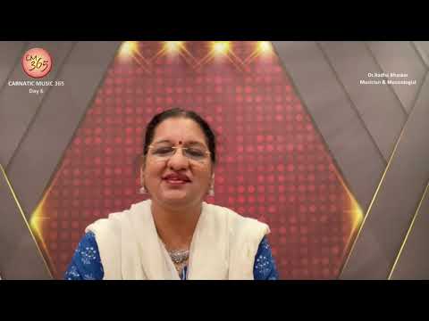 Day 6 -CM 365 - All about Carnatic Music by Dr.Radha Bhaskar - Topic : Handling Janaka & Janya Ragas — वीडियो थंबनेल