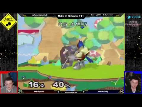M@M#11 - Twitchynose (Marth, Shiek) vs BillyMcBillig (Falco) - SSBM Winners Bracket