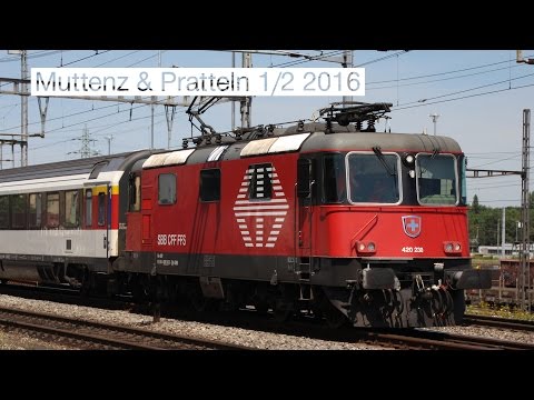 Zugverkehr in der Nordwestschweiz Teil 1/2 (Muttenz & Pratteln) [Full ᴴᴰ]