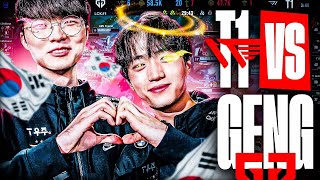 T1 vs GENG #4, LA GAME EST SIIIII TENDU ! LA COMPO VA ÊTRE DUR ! (MSI DEMI FINALE)
