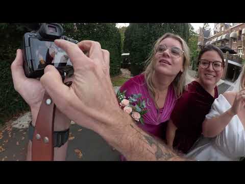 Photographer using flash for dynamic party shots