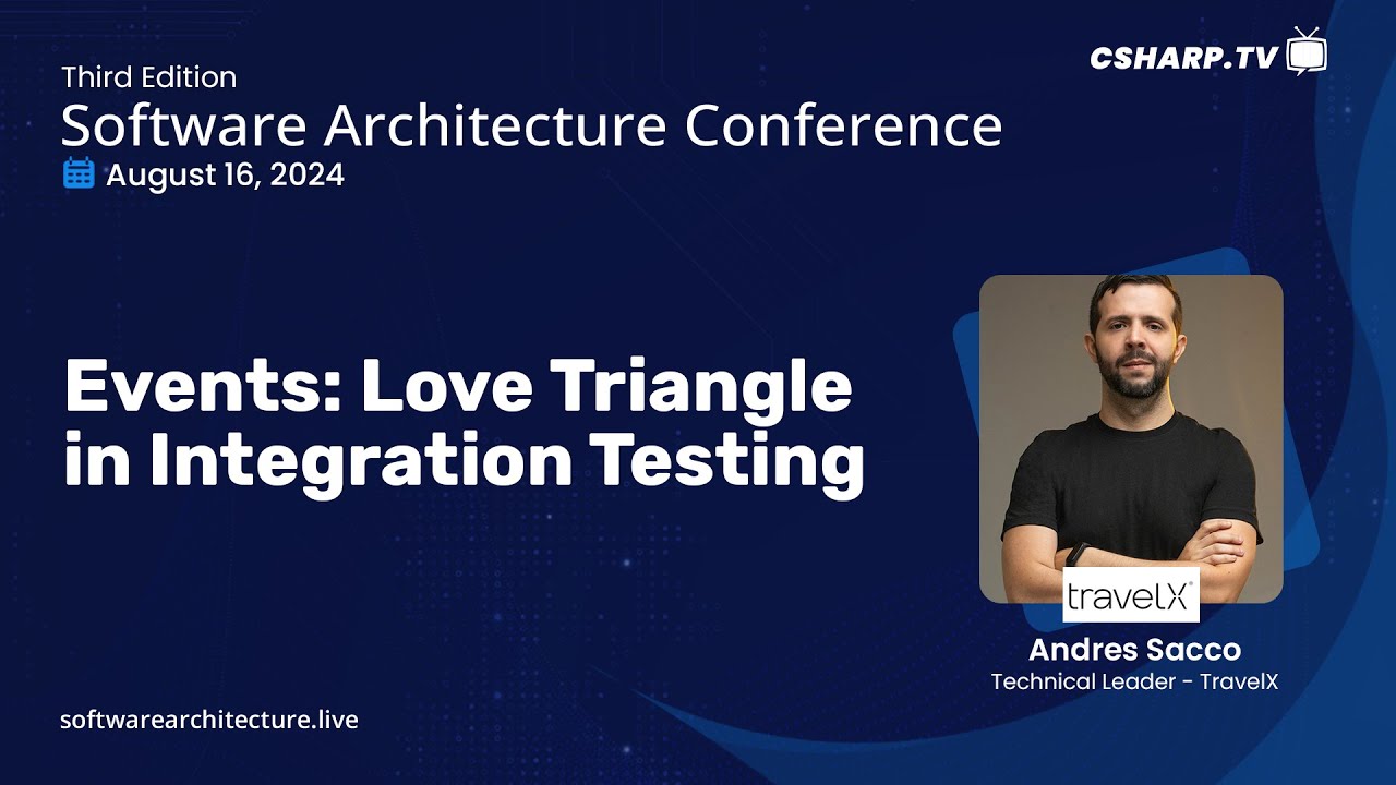 Events: Love Triangle in Integration Testing | Software Architecture Conference